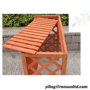 Haute Qualité En <span class=keywords><strong>Bois</strong></span> Stand De Fleurs Décoratif Extérieur Couverture de <span class=keywords><strong>Climatiseur</strong></span> - Product Image 5