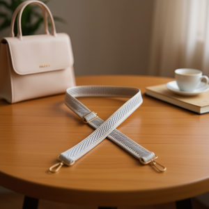 Correa de cincha de 4 cm gris para bolso, bandolera o cinturón - Product Image 2