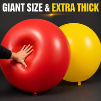 Grand ballon géant en latex de 36 pouces, Joyeux anniversaire, Graduation, Pâques, Baby shower, Anniversaire de mariage, Fournitures de décoration de fête, Ballon à l'hélium