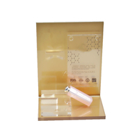 Présentoir de parfum de maquillage en plastique de luxe de qualité supérieure exposant personnalisable support d'affichage de maquillage cosmétique de dessus de table pour comptoir