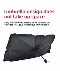 Pare-soleil de pare-brise de voiture sur mesure, pliable, bloquant 99% des UV, parasol pour pare-brise de voiture pour BMW X1 - Product Image 4
