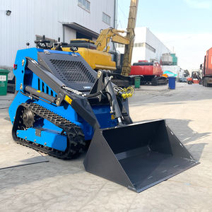 Mini-chargeuse compacte T800 à moteur essence pour la <span class=keywords><strong>location</strong></span>, modèle exclusif transfrontalier, petite chargeuse frontale sur chenilles, usine chinoise - Product Image 1