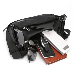 Wholesale Nylon <b>Men</b> <b>Shoulder</b> Cross <b>Bag</b> Custom Design Anti-Tear Polyester Daily Hanging <b>Bag</b> Manufacturer Custom Service - Product Image 4