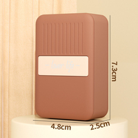 FF5021 3-in-1 Mini Wiederverwendbare Fusselentferner-Bürste Reise-Tierhaar-Entferner Klebepapier Tragbare Fusselrolle