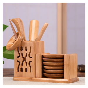 Vente en gros d'usine : plateaux à thé, services à thé Kung Fu, porte-tasses en bambou, ensembles de cérémonie du thé pour messieurs, artisanat transfrontalier. - Product Image 5