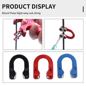 SPG tiro con l'arco D <span class=keywords><strong>Loop</strong></span> anello in metallo fibbia gancio Compound Bow Release caccia Bowstring accessori regolabili con cacciavite strumento - Product Image 4