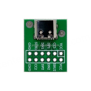 Adaptador USB Tipo-C, Conector Hembra DIP, Placa Adaptadora Tipo B con Cabeza Hembra Soldada, Alimentación de Pin Tipo-C - Product Image 4