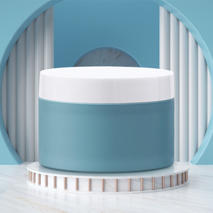 Rỗng Sang Trọng Mỹ Phẩm <span class=keywords><strong>Jar</strong></span> 100G Cho Kem Bao Bì Mỹ Phẩm Với Nắp Đậy Dày Màu Xanh Rộng Miệng Lọ Nhựa Cho Mặt Kem - Product Image 6