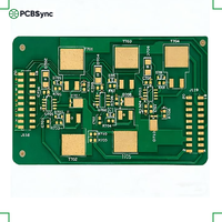 PCBSync Rogers RT/duroid 5880 0.5mm 1oz Or dur 2 couches Carte RF à perte ultra-faible