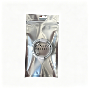 Sacs en Mylar avec fenêtre transparente, sacs à fermeture éclair givrés personnalisés, emballage pour étuis de téléphone portable, accessoires pour téléphones portables, téléphones en bois, iPhones - Product Image 4