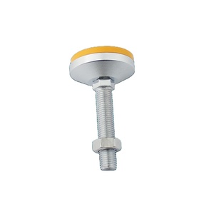 GT-80 chủ đề thép không gỉ xoay Stud điều chỉnh leveler mạ kẽm công nghiệp san lấp mặt bằng máy với san lấp mặt bằng gắn chân Pad - Product Image 3
