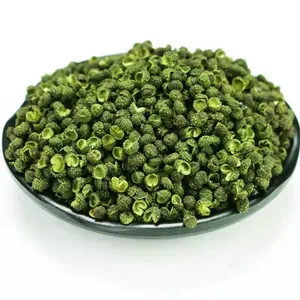 Merica hijau grosir rempah-rempah & Rempah Pot panas bumbu lada alami organik biji merica hijau