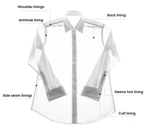 Polsino francese gemelli camicie Casual da <span class=keywords><strong>uomo</strong></span> tinta unita camicie a maniche lunghe <span class=keywords><strong>uomo</strong></span> di fascia alta <span class=keywords><strong>abbigliamento</strong></span> <span class=keywords><strong>estivo</strong></span> da <span class=keywords><strong>uomo</strong></span> - Product Image 4