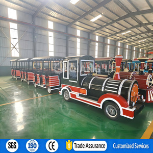 Treno Turistico Elettrico Senza Binari <span class=keywords><strong>per</strong></span> Parchi Divertimento e Giri Turistici, Capacità 27/40 Posti, Certificato CE - Product Image 4