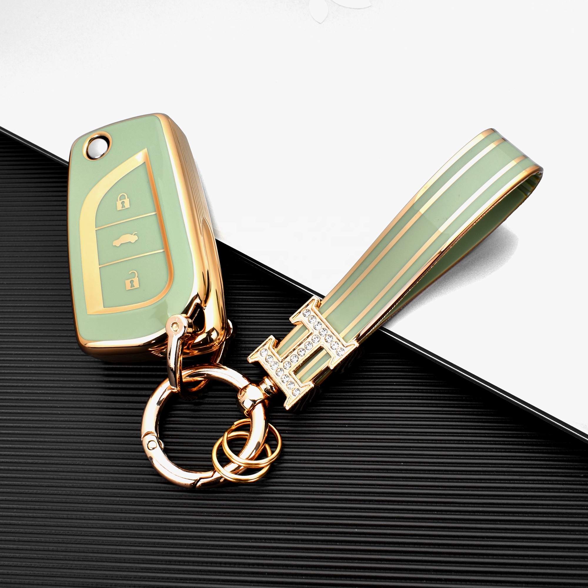 High Quality Soft TPU Car Key Fob Case Cover for Toyota - CM Brand (Model: CM000) | Wholesale from C