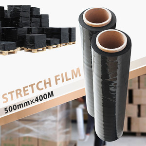 Black LLDPE Stretch <b>Pallet</b> Film High Quality Strech <b>Wrap</b> - Product Image 3