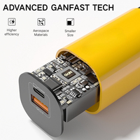 Charger USB PD PPS QC3.0 Grosir 30w Gan Charger USB C Fast Charger 2 Port Gan Charger Charger Laptop Charger HP