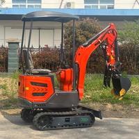 Mini-excavatrice compacte durable 1,5T 2T avec brise-roche hydraulique, garantie CE, vente directe usine