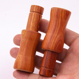 Sifflet d'appel d'oiseaux en bois fait main, simulateur de son réaliste, portable, accessoire tactique pour la chasse en extérieur et l'observation de la nature - Product Image 2