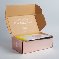 Boîtes brillantes en papier brillant de couleur personnalisée Boîtes d'abonnement en carton ondulé pour kit de sport