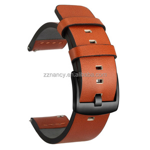 Bracelet de montre pour homme 20 22 mm 18 24 mm, bracelet de montre en cuir à dégagement rapide pour Samsung Galaxy Watch 6 <span class=keywords><strong>5</strong></span> Huawei Gt3 - Product Image 6