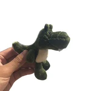 ZD230 Wholesale Cool Alligator Stuffed Plush Toys Children Gift Doll Bag Key Rings Cute Little Crocodile Key Chains