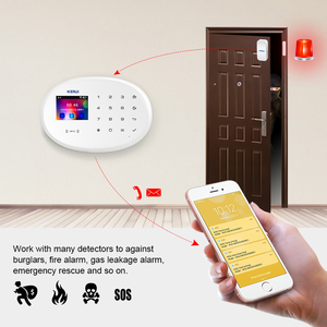 <span class=keywords><strong>KERUI</strong></span> W204 WIFI 4G Không Dây An Ninh Gia Đình Có Cảm Biến Cửa Hệ Thống Báo Động Wifi GSM Tuya 4G - Product Image 3