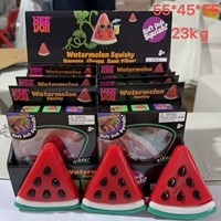 Jouets anti-stress créatifs et sensoriels en forme de pastèque et fraise, style comestible, en caoutchouc, les plus vendus