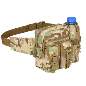 Outdoor Hunting Tactical Waist Pack <b>Water</b> <b>Bottle</b> <b>Holder</b> Multi Pocket Belt Bag for Hiking - Product Image 1