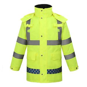 Veste de travail haute visibilité détachable et réfléchissante avec fermeture éclair, vêtements de travail de sécurité imperméables - Product Image 3