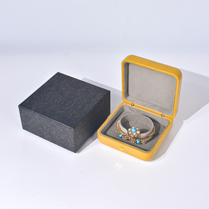 Custom Plastic Square Jewelry Packaging <b>Box</b> for <b>Earrings</b> Rings Necklaces Bracelets-Wedding <b>Gift</b> with Printed Design - Product Image 4