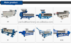 Trituradora de racimo de frutas vacía de palma de aceite y máquina de deshidratación de prensa de tornillo nuevo PLC controlado 220/380V 18.5kW - Product Image 3
