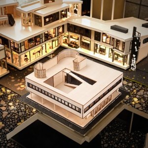 Maquette architecturale miniature de la maison de Savoye à l'échelle 1:100 - Puzzle en bois 3D à faire soi-même, collection et jouet éducatif fabriqué dans le Jiangxi - Product Image 4