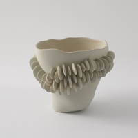 Vase à fleurs en porcelaine blanche Aile d'ange, glaçure mate de luxe, fait à la main, étanche, qualité lourde, décoration de mariage à domicile, fleurs modernes