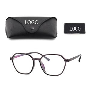 DOISYER <span class=keywords><strong>2023</strong></span> lunettes de lecture pour femmes de marque privée personnalisées cadre en cuivre bloquant la lumière bleue carrée pour une utilisation sur ordinateur - Product Image 1