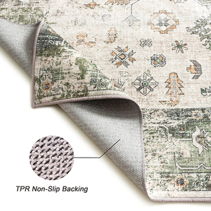 Nhà Máy Tùy Chỉnh Chống Trượt Có Thể Gập Lại Ba Tư Phòng Khách Thảm Hiện Đại In Thấp Đống Máy Có Thể Giặt Khu Vực Thảm 8x10 - Product Image 3