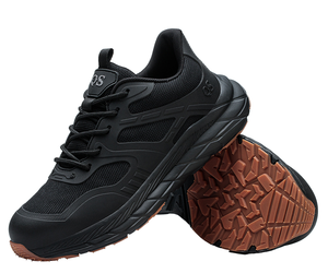 Chaussures de sécurité unisexes industrielles montantes légères anti-écrasement anti-perforation avec embout en acier respirantes antidérapantes - Product Image 1