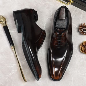 Men's genuine leather <b>shoes</b> for business, formal and casual British fashion - Product Image 2