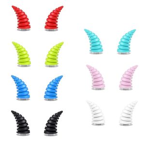 Décoration en forme de cornes du diable pour casques de moto, ornement de toit de voiture 3D en ABS, autocollants pour capot de moto, ski, snowboard, accessoires pour véhicules - Product Image 6