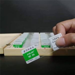 50 Portaobjetos de Vidrio para <span class=keywords><strong>Microscopio</strong></span> de Laboratorio de Biología 7101, Portaobjetos Instructivos para Botánica, Zoología y Parásitologia y Preparación Oral - Product Image 5