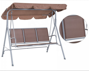 Hamac d'extérieur en métal Rock, chaise à bascule, Patio, <span class=keywords><strong>banc</strong></span> de jardin, 3 places - Product Image 2