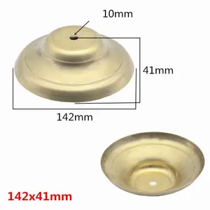 Pure Copper Ceiling Plate Rust-proof Lamp Panel Base Brass Chassis Pointed Suction Seat Hanging Plate Lighting Fixture