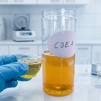 6501 Cocamide DEA CAS 61791-31-9 Rapport 1:1 1:2 Diéthanolamide liquide d'acides gras de noix de coco pour les soins capillaires