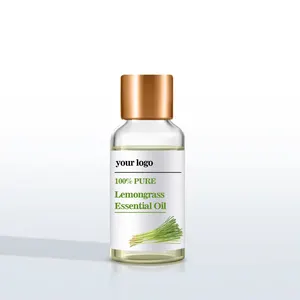 Óleo essencial 100% puro do óleo essencial do capim-limão do volume orgânico para a acne e o repelente do inseto