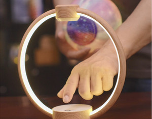 360&deg; Rotating Multifunctional Remote &amp;BT Magnetic Levitating <strong>Moon</strong> Galaxy Ball Atmosphere Night <strong>Lamp</strong> Room Gifts Table <strong>Lamp</strong> - Product Image 4