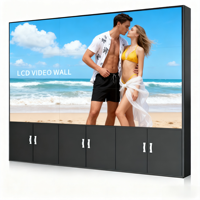 Pantalla de Video Wall LCD de 46, 49, 55 y 65 Pulgadas, Pantalla de Empalme 2x3 y 3x3, Panel Publicitario 4K para Exhibición Publicitaria OEM
