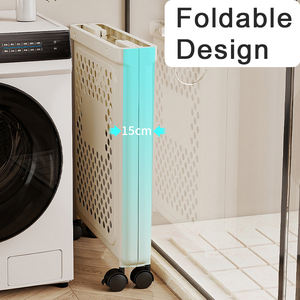 Panier à linge pliable en PP, vente en gros d'usine, nouveau matériau, multifonctionnel, pliable, panier à linge, bac de rangement gain de place - Product Image 5