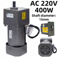 Controlador de Motor de Reducción de Velocidad Reversible Monofásico de 400w AC 220v PLC, Venta al Por Mayor