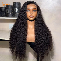Perruques Lace Front sans colle, cheveux naturels vietnamiens, ondulations Water Wave, avec dentelle frontale HD, pour femmes noires - Fournisseur Alibaba en vogue