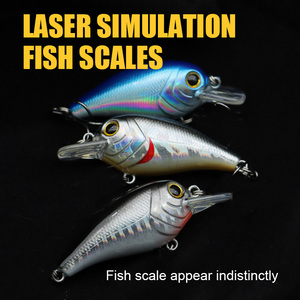Weihai Fishing Weihai Customized 52mm 8.6g Crankbait Sound Making Hard Plastic Fishing Lures Crank Bait For Fishing